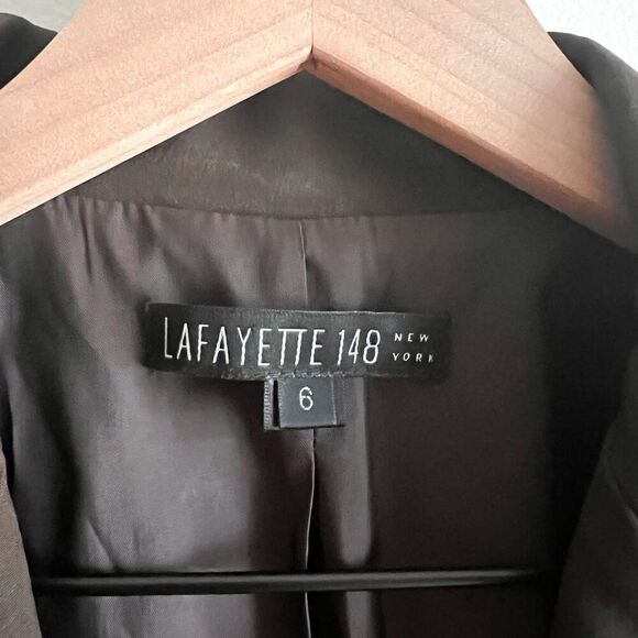 Lafayette 148 Wool Button Down Blazer Size 6 - Picture 7 of 8